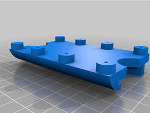 framboesa pi estrondo trilho v2 3d print model - Mito3D