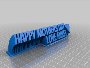 mutlu anneler 2020 2 özelleştirilmiş 3d print model - Mito3D