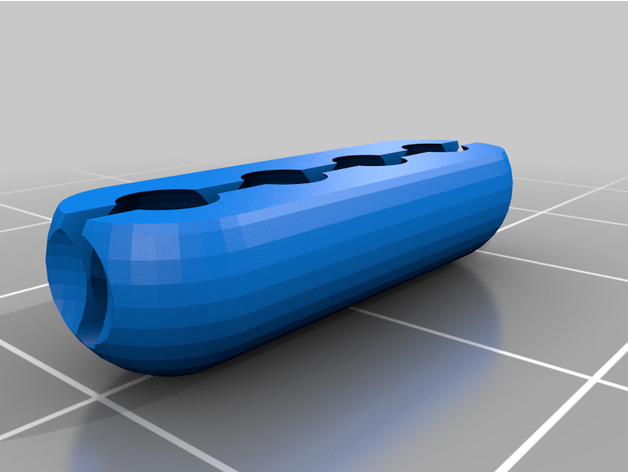 özelleştirilmiş kör boncuklu Zincir birleştirici 3D print model - Mito3D