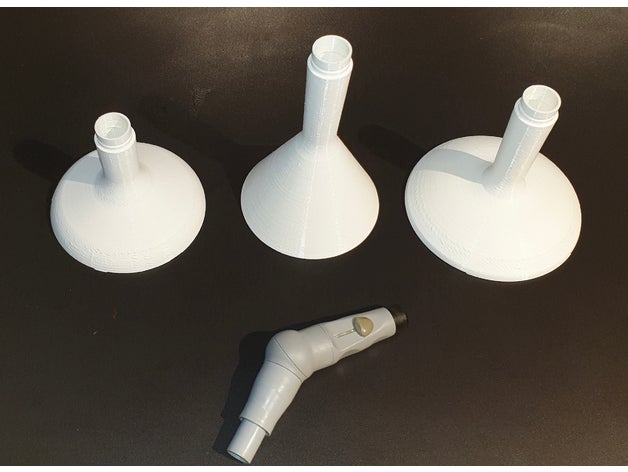 diş aerosol aspiratör adaptör covid 19 covid19 3D print model - Mito3D