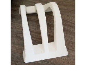 double laptop stand vertical 3d print model - Mito3D