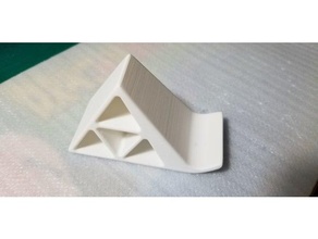 triangular monitor estante soporte teclado triangulos 3d print model - Mito3D