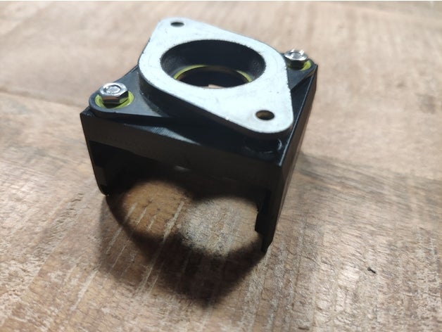 z-axis stepper damper adapter - bigger screw hole - ender 3 pro 3D print model - Mito3D