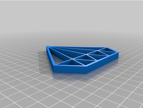 personnalisé origami Diamondpena diamant 3d print model - Mito3D