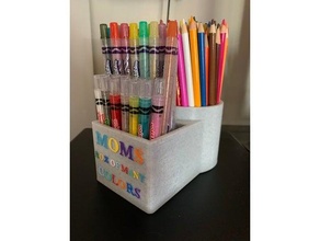 crayon pen box 3d print model - Mito3D
