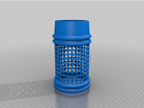 4 inch airbrush filter 3d print model - Mito3D