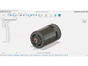 ls-550pc-63649 brushed motor reference model 3d print model - Mito3D