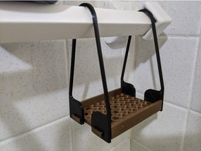 toalla estante jabón soporte 3d print model - Mito3D