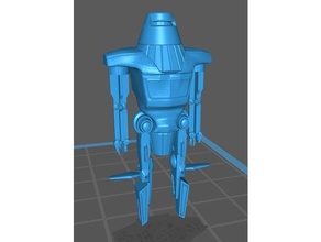ellpro Maximilian Preto orifício Disney assassino robô filme vilões espaço 3d print model - Mito3D
