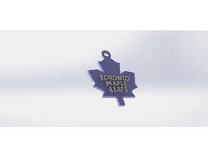 Toronto acero foglie chiave catena Imbrogliare hockey 3d print model - Mito3D