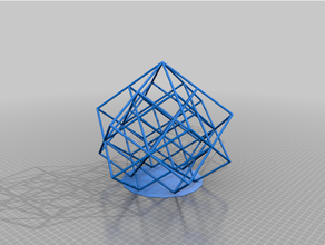 lattice cubemy customized cube torture test 3d print model - Mito3D
