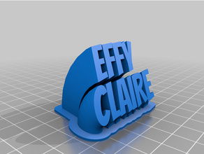 effy personalizzato 3d print model - Mito3D