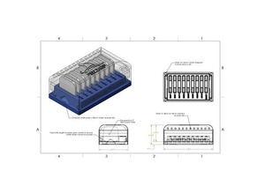 micro mesh pad storage drying stand 3d print model - Mito3D