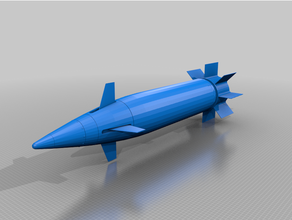 obice concetto conchiglia artiglieria militare missile 3d print model - Mito3D
