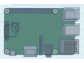 non functional lampone pi 2 3 Astuccio guaina sviluppo 3d print model - Mito3D