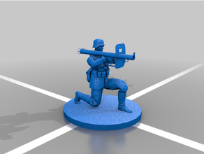 ww2 Tedesco anti tank tavola wargaming 3d print model - Mito3D