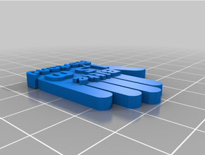 mesafe buton 3d print model - Mito3D