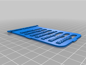 dingsmy customized slider task reminder 3d print model - Mito3D