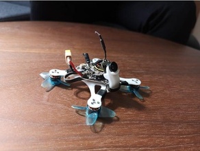 tinyhawk kanallos 75mm Rahmen bürstenlos whoop Drohne Rennen emax fpv Kamera montieren Rennfahrer Quadcopter 3d print model - Mito3D