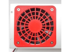 fan grill 80mm cooling 3d print model - Mito3D