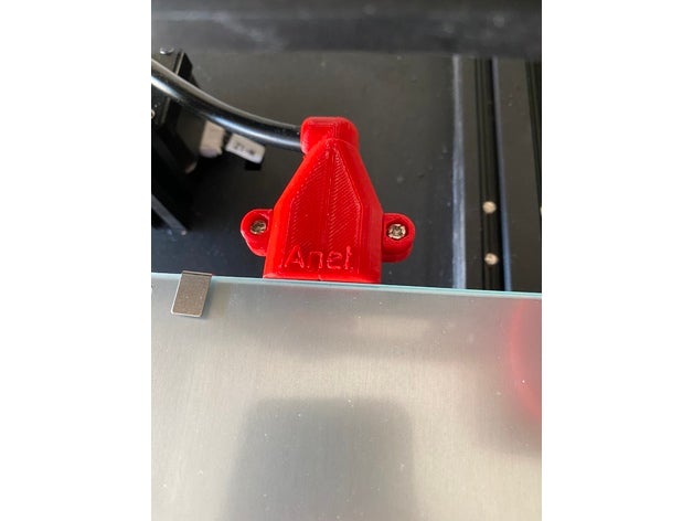 anet et4 bed cable holder protector anetet4 upgrade 3D print model - Mito3D