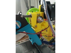 charlstruder e3d v6 yeniden düzenleme esnek iplik isteğe bağlı hassas piezo wade stil ekstrüder Prusa i3 e3dv6 Hotend Gregs 3d print model - Mito3D