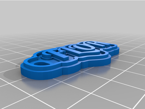 customizflored multiline tag keychain customized 3d print model - Mito3D