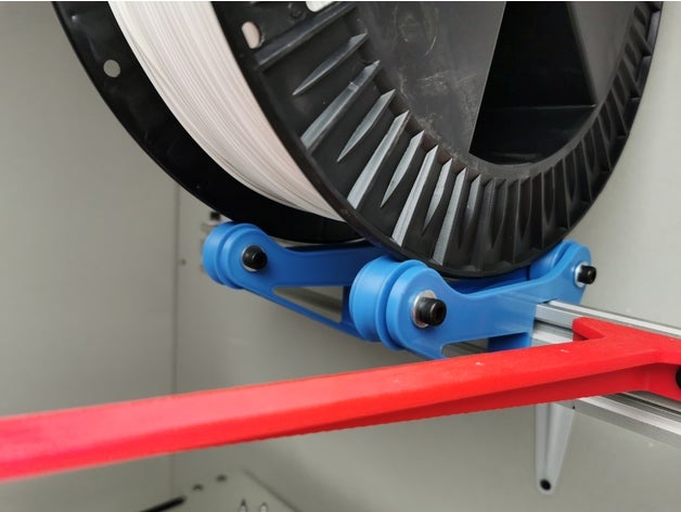2020 spool holder filament 3D print model - Mito3D
