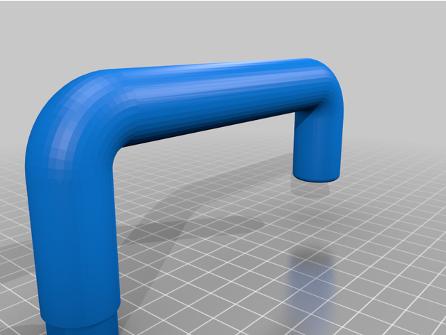pomo tirador puerta garaje abrelatas manillar paraca 3D print model - Mito3D
