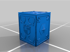 Heilige seiya aguila plata Box repariert 3d print model - Mito3D