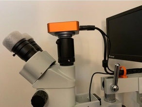 cabo guia amscope microscópio 3d print model - Mito3D
