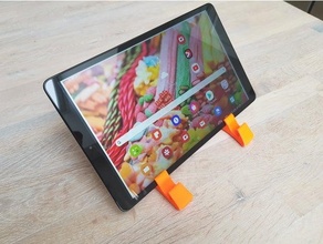 tablet holder ipad stand 3d print model - Mito3D