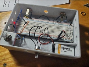 guitar pedal circuit breadboarding enclosure breadboard holder diy electric electronics effects 3d print model - Mito3D