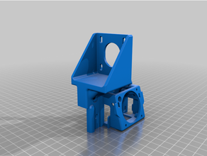ender 3 pro direct drive bullseye extruder 3d print model - Mito3D