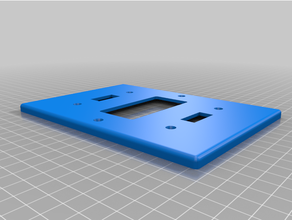 angepasst Schalter Auslauf Mauer Plattenschalter Startseite Mantel 3d print model - Mito3D