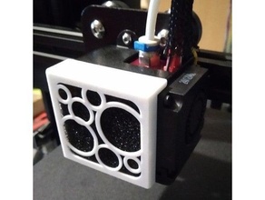 ender 3 cr10 filtro ventilador 3d print model - Mito3D