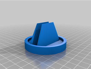 rasoir rotatif lame tranchant laissez tomber couvercle utilisable DIY réutilisable objets tranchants disposition 3d print model - Mito3D