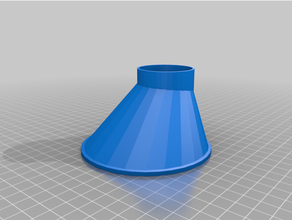 offset funnel 3d print model - Mito3D