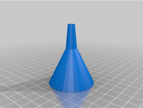flask funnel 3d print model - Mito3D