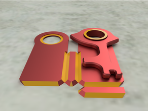 plegable tocar herramienta covid 19 covid19 notouchchallenge notouchtool 3d print model - Mito3D