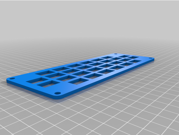 d3 d4 élevé air admission gril 3D print model - Mito3D