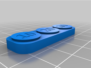 personalizzato liquidazione test 3d print model - Mito3D