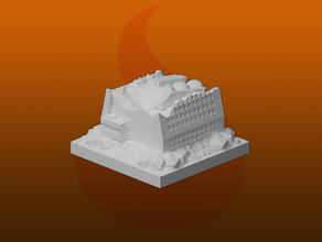 greeblecity ruins skyscraper iii greeblecityruins 3d print model - Mito3D