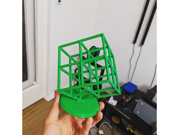 cubo enrejado 3D print model - Mito3D