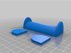 soporte filamento impresora arboles azul 3d print model - Mito3D
