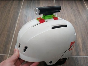 bike lamp helmet mount xanes sfl03 3d print model - Mito3D
