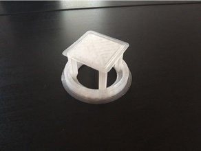 minúsculo circular estante soporte borg cubo 3d print model - Mito3D