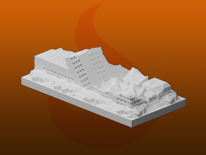 greeblecity ruines gratte ciel greeblecityruines 3d print model - Mito3D