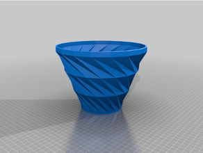 personalizzato vasemizzato completamente vaso contorto 3d print model - Mito3D