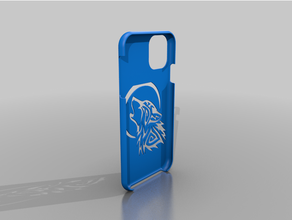 iphone 11 11pro max wolf case funda proteccion telefono 3d print model - Mito3D